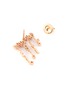 Figure View - Click To Enlarge - SUZANNE KALAN - Diamond 18k rose gold drop earrings