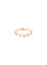 Main View - Click To Enlarge - SUZANNE KALAN - Pink sapphire 18k rose gold barbwire ring
