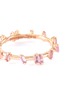 Figure View - Click To Enlarge - SUZANNE KALAN - Pink sapphire 18k rose gold barbwire ring