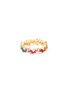 Main View - Click To Enlarge - SUZANNE KALAN - 'Rainbow Frenzy' diamond sapphire 18k yellow gold eternity ring