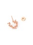 SUZANNE KALAN - 'Fireworks' diamond 18k rose gold hoop earrings