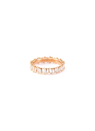 Main View - Click To Enlarge - SUZANNE KALAN - 'Fireworks' diamond 18k rose gold eternity ring