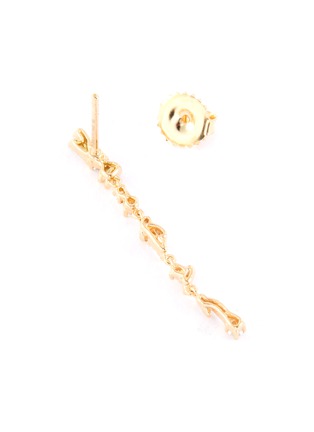 Figure View - Click To Enlarge - SUZANNE KALAN - Diamond 18k yellow gold dangle earrings