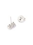 Figure View - Click To Enlarge - SUZANNE KALAN - 'Fireworks' diamond 18k white gold earrings