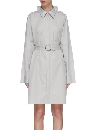 Main View - Click To Enlarge - MAISON MARGIELA - Belted cotton shirt dress