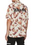 Back View - Click To Enlarge - RHUDE - Leaf Print Hawaiian Shirt