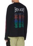 Back View - Click To Enlarge - RHUDE - Neon flame patch T-shirt
