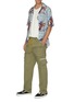 Figure View - Click To Enlarge - RHUDE - Snap Bottom Drawstring Cargo Pants