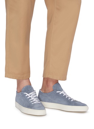 Figure View - Click To Enlarge - COMMON PROJECTS - 'Original Achilles' suede leather sneakers
