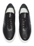 Detail View - Click To Enlarge - COMMON PROJECTS - 'Bball' leather sneakers