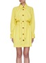 Main View - Click To Enlarge - C/MEO COLLECTIVE - Prophetic' double layer belted shirt dress
