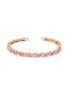 Main View - Click To Enlarge - SUZANNE KALAN - 'Fireworks Frenzy' diamond sapphire 18k rose gold bangle