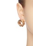 Figure View - Click To Enlarge - KENNETH JAY LANE - 3D swirl single stud earring