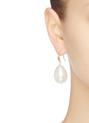 Figure View - Click To Enlarge - KENNETH JAY LANE - Baroque pearl single drop earring