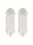 Main View - Click To Enlarge - KENNETH JAY LANE - Glass crystal cluster waterfall drop clip earrings