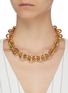 Figure View - Click To Enlarge - KENNETH JAY LANE - Row rhinestone pearl layer necklace