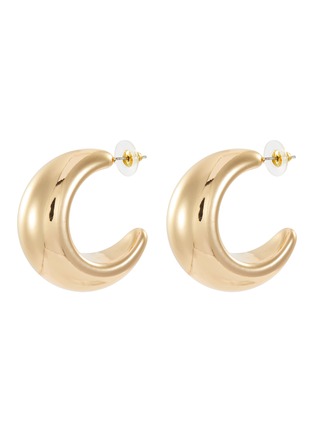 Main View - Click To Enlarge - KENNETH JAY LANE - Chubby C shape hoop earrings