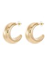 Main View - Click To Enlarge - KENNETH JAY LANE - Chubby C shape hoop earrings