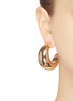 Figure View - Click To Enlarge - KENNETH JAY LANE - Chubby C shape hoop earrings