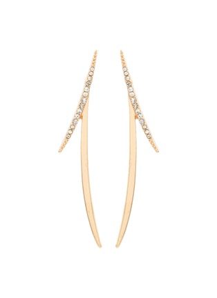Main View - Click To Enlarge - KENNETH JAY LANE - Crystal embellished stick single earring