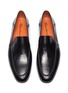 Detail View - Click To Enlarge - SANTONI - 'Carlos' flexi leather step down loafers