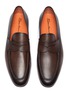 Detail View - Click To Enlarge - SANTONI - 'Carlos' flexi leather penny loafers