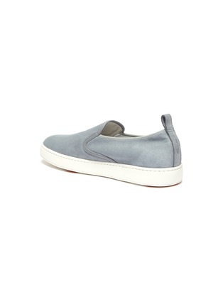  - SANTONI - 'Cleanic' stretch suede slip ons
