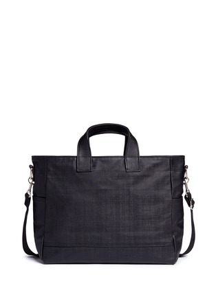 Main View - Click To Enlarge - MEILLEUR AMI PARIS - 'Petit Ami' saffiano leather messenger tote bag