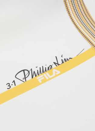  - FILA X 3.1 PHILLIP LIM - Rib knit panel sleeve T-shirt