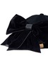 Detail View - Click To Enlarge - PIERS ATKINSON - Velvet bow baseball cap