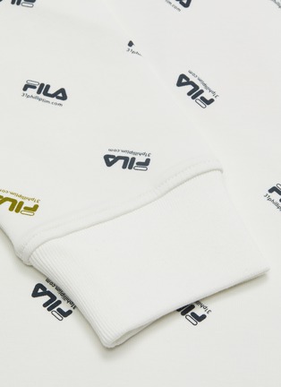  - FILA X 3.1 PHILLIP LIM - Ombre drawstring all over logo print hoodie