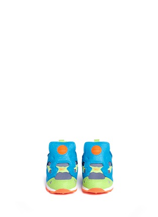 Figure View - Click To Enlarge - REEBOK - 'Versa Pump Fury' colourblock mesh toddler sneakers