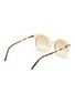 Figure View - Click To Enlarge - GUCCI - Horn rim acetate frame round sunglasses