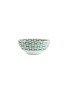 Main View - Click To Enlarge - GINORI 1735 - Catene Porcelain Oval Bowl – 12cm – Smeraldo