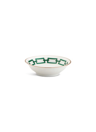 Main View - Click To Enlarge - GINORI 1735 - Catene Porcelain Fruit Bowl – 14cm – Smeraldo