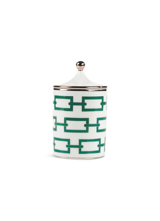 Main View - Click To Enlarge - GINORI 1735 - Catene Porcelain Scented Candle With Cover – Smeraldo