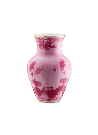 Main View - Click To Enlarge - GINORI 1735 - Oriente Italiano Porcelain Ming Vase – 25cm – Gold Porpora