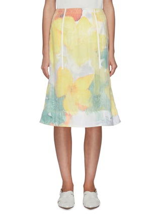 Main View - Click To Enlarge - 3.1 PHILLIP LIM - Abstract floral print fil coupé A-line skirt