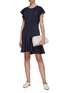 Figure View - Click To Enlarge - 3.1 PHILLIP LIM - Ruffle panelled satin dress
