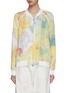 Main View - Click To Enlarge - 3.1 PHILLIP LIM - Abstract floral print fil coupé zip-up bomber jacket