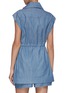 Back View - Click To Enlarge - 3.1 PHILLIP LIM - Chambray utility drawstring sports vest