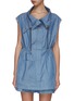 Main View - Click To Enlarge - 3.1 PHILLIP LIM - Chambray utility drawstring sports vest