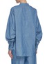 Back View - Click To Enlarge - 3.1 PHILLIP LIM - Chambray ruched sleeve shirt