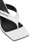 Detail View - Click To Enlarge - BALENCIAGA - Square toe leather sandals