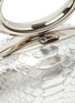 Detail View - Click To Enlarge - GABO GUZZO - Spinosa python bue sapphire clasp clutch