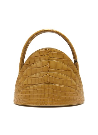 Main View - Click To Enlarge - GABO GUZZO - Millefoglie' crocodile leather top handle bag