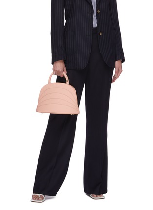 Figure View - Click To Enlarge - GABO GUZZO - Millefoglie J layered leather top handle bag