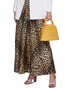Figure View - Click To Enlarge - GABO GUZZO - Millefoglie J layered python leather top handle bag