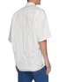 Back View - Click To Enlarge - BALENCIAGA - Cocoon' oversized crinkled shirt