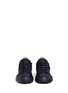 Front View - Click To Enlarge - 73426 - 'Foxy London' double zip leather sneakers